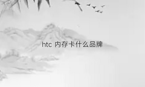 htc内存卡什么品牌(htc内存卡什么品牌好用)